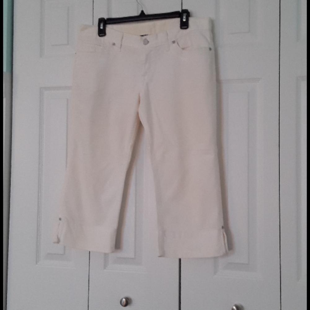 Lucky Brand Jeans White Capris